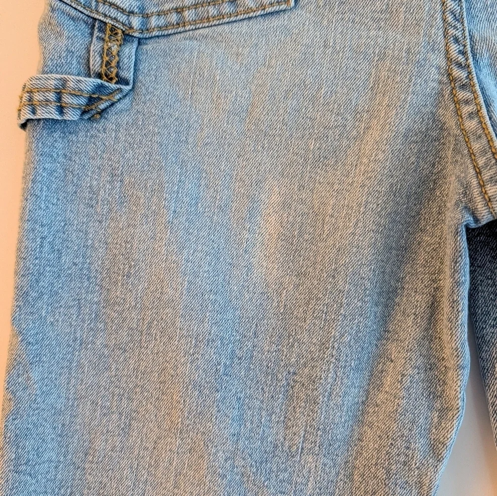 Oshkosh Girls Boys Denim Overalls for Kids Blue Cotton Size 5T